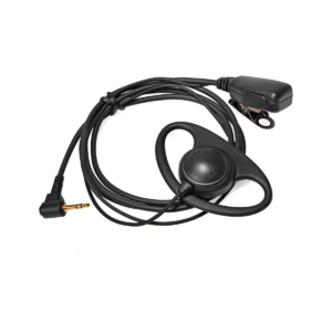 D-Shape In-Ear Add-On for Two-Way Radios